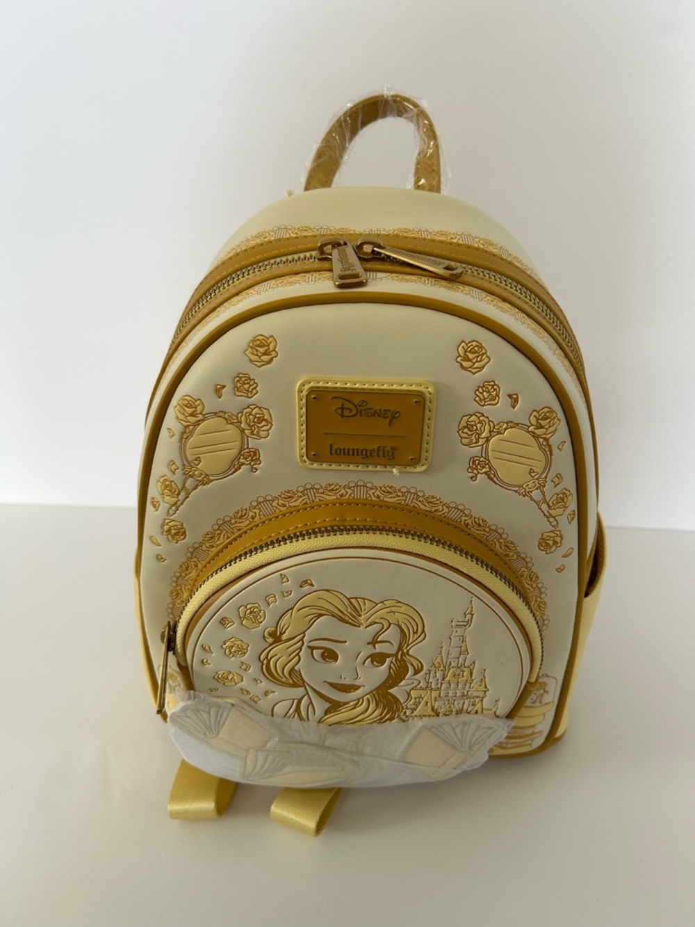 Loungefly Beauty and the Beast Belle Tonal Sketch Portrait Mini Backpack - new